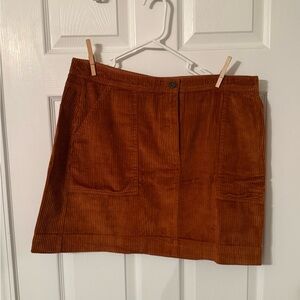 GAP Copper Corduroy Skirt